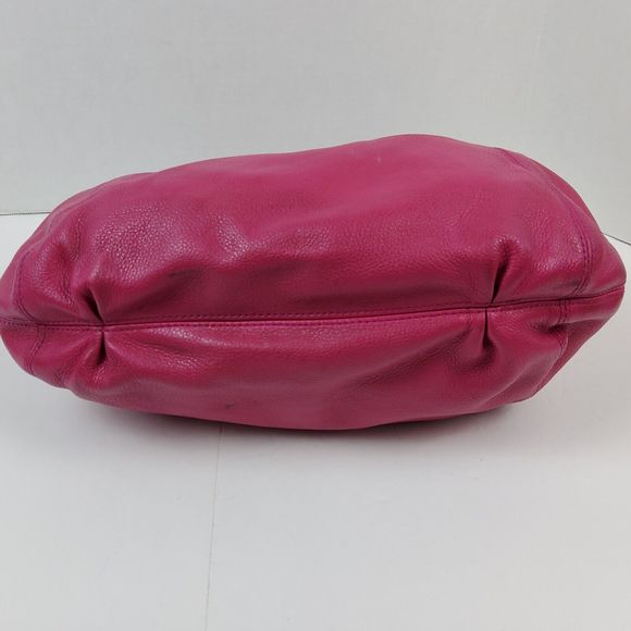 Michael Kors MK Pebbled Leather Shoulder Handbag Purse - Picture 11 of 14